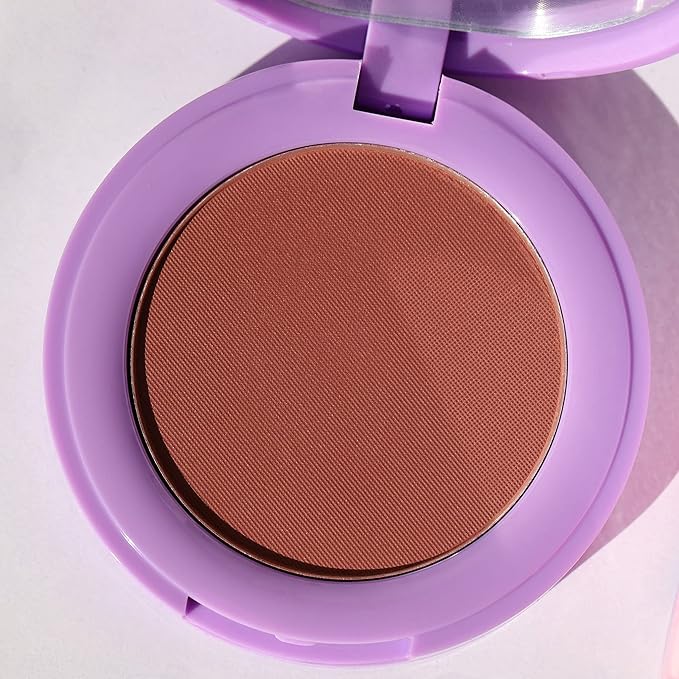 Half Caked In Bloom Powder Blush | vegan & cruelty-free, fragrance-free, highly pigmented, primer-infused | 3.8g (Day 'N' Nite)-VivaGrace Women