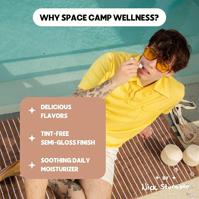 Wellness Jumbo Lip Balm - Coconut Cream Organic Flavored Balm (2 Pack)-VivaGrace Women