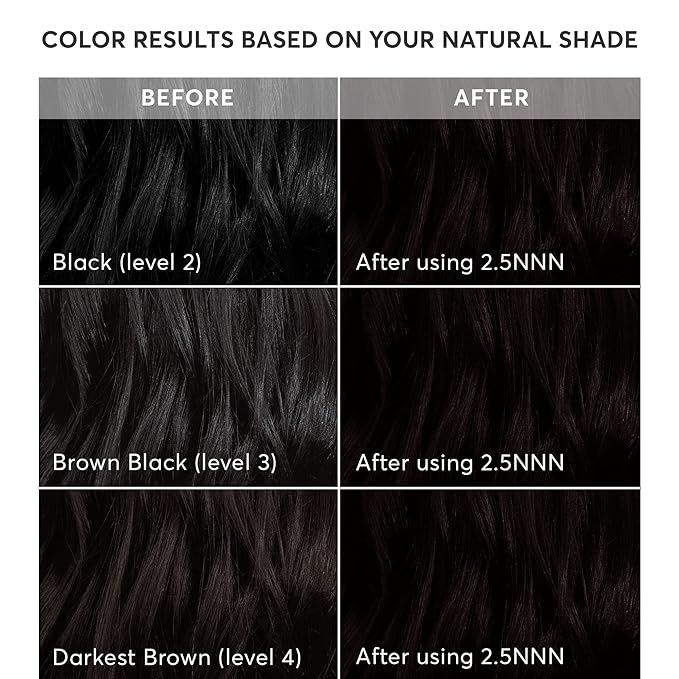 Madison Reed Radiant Hair Color Kit | 2.5NNN Soft Black (Parma Black) for 100% Gray Hair Coverage | Salon Quality Permanent Hair Dye | PPD-Free & Ammonia-Free | (Packaging May Vary) 2 Pack-VivaGrace Women
