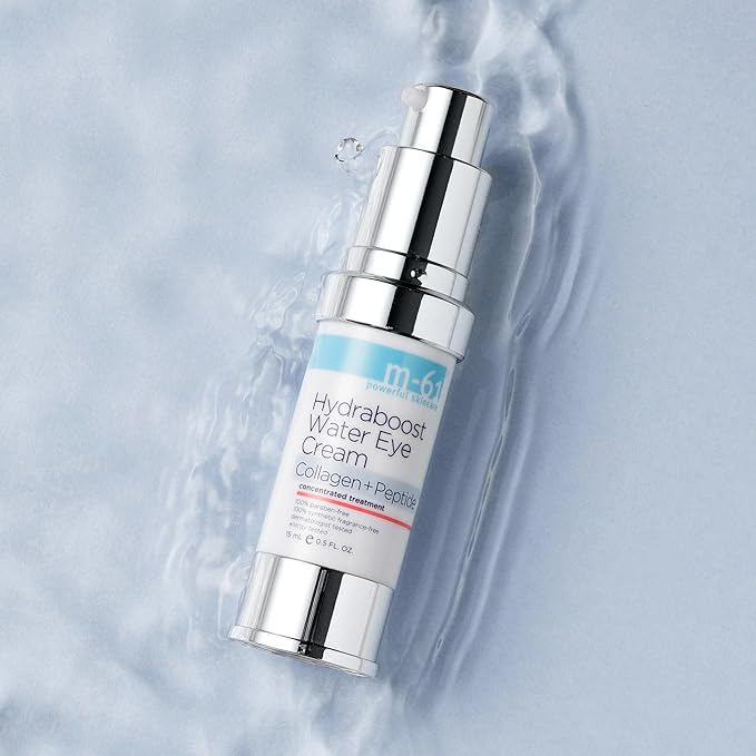 M-61 Hydraboost Collagen+Peptide Water Eye Cream - Age-defying vegan collagen and peptide water eye cream with vitamin B5 & baobab pulp extract.-VivaGrace Women