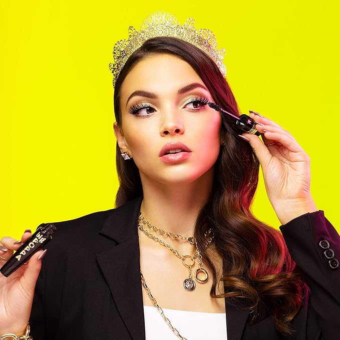 wet n wild Big Poppa Mascara- Volumizing, Lifting, Lengthening, Nourishing, Paraben Free, Cruelty-Free & Vegan - Blackest Black