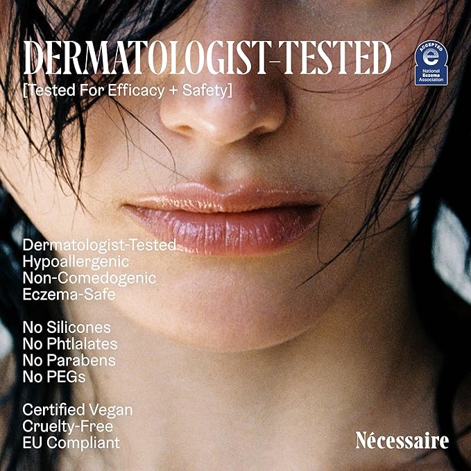 Nécessaire The Lip Balm | Hydrating Lip Balm for Women and Men, Clear, Mint, Multi-Ceramide, Treatment Balm | Instant Relief for Dry, Chapped Lips | Cooling Hypoallergenic Tip | Non-Sticky (0.5 fl oz)-VivaGrace Women