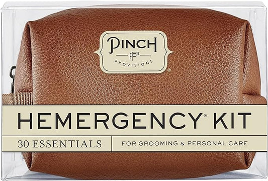 Pinch Provisions Hemergency Kit for Men, includes 30 Style & Grooming Essentials, Gift & Accessory for Grooms, Best Man, Personal Care, Travel or Cars-VivaGrace Women