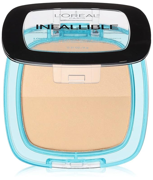 L'Oréal Paris Infallible Pro Glow Pressed Powder, Nude Beige, 0.31 oz.-VivaGrace Women