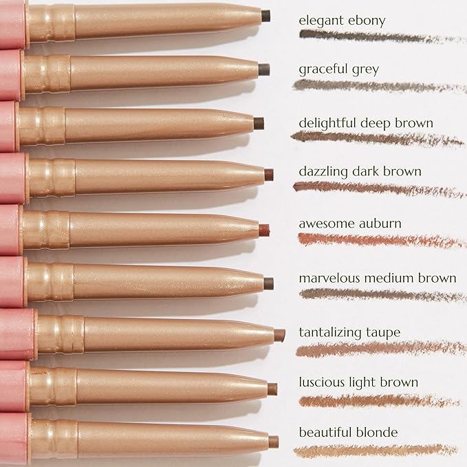 Chella Eyebrow Pencil – Easy-to-Use Brow Definer for Shaping, Filling & Blending – Long-Wear Grey Eyebrow Pencils for Women with Precise Tip (Grey)