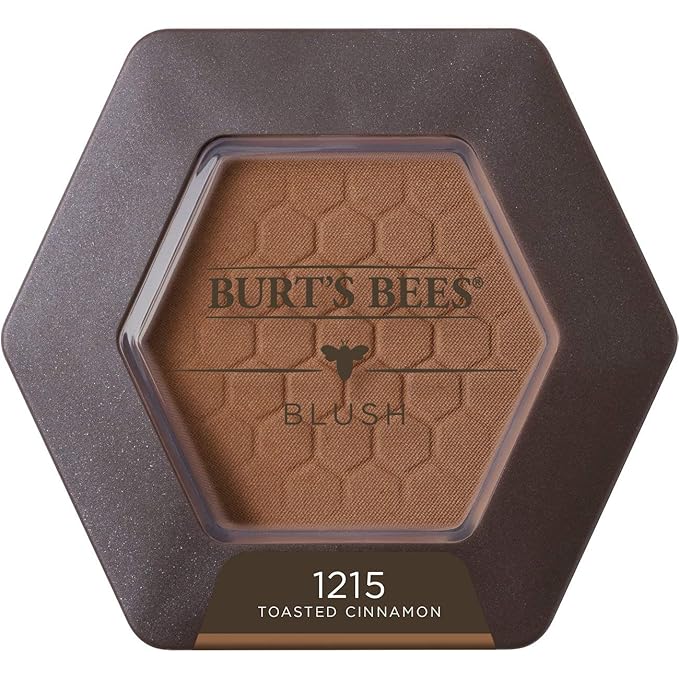 Burt's Bees 100% Natural Origin Blush with Vitamin E, Toasted Cinnamon - 0.19 Ounce-VivaGrace Women