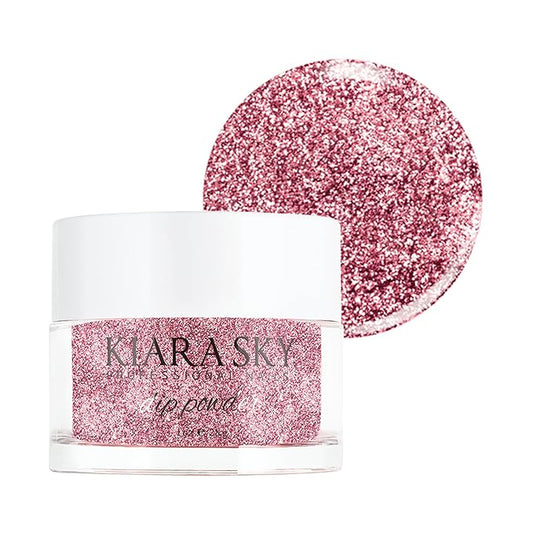 Kiara Sky Long Lasting Nail Dip Powder Pink Tones 1 oz, Route 66-VivaGrace Women