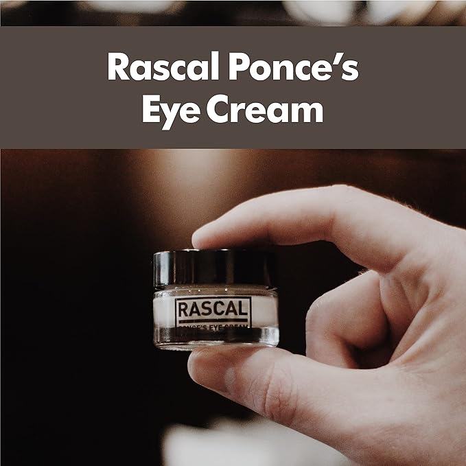 Rascal Ponce's Eye Cream | Under Eye Cream Dark Circle Remover for Men - Made with ginkgo Biloba Leaf Extract Macadamia Seed Oil (Container 0.5 Oz)-VivaGrace Women