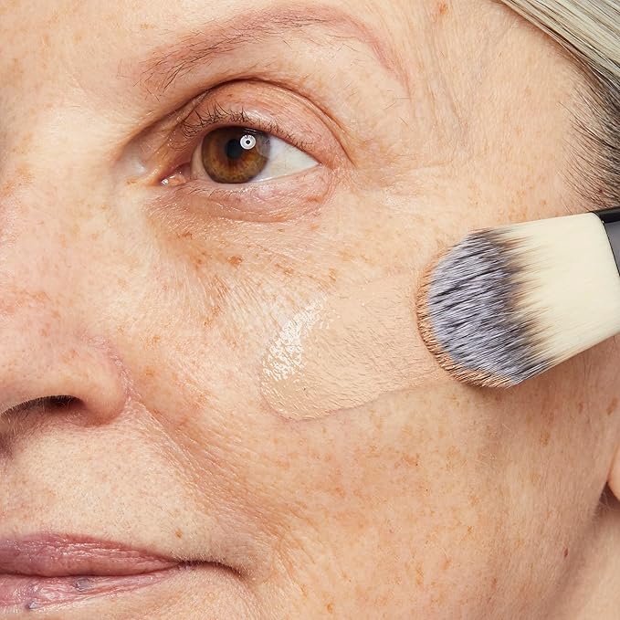 No7 Protect & Perfect Advanced All in One Foundation - Warm Beige - Age Defying Foundation Makeup with SPF 50 for Women - Makeup Base Cream Helps to Reduces Redness & Blurs Visible Pores (30ml)-VivaGrace Women