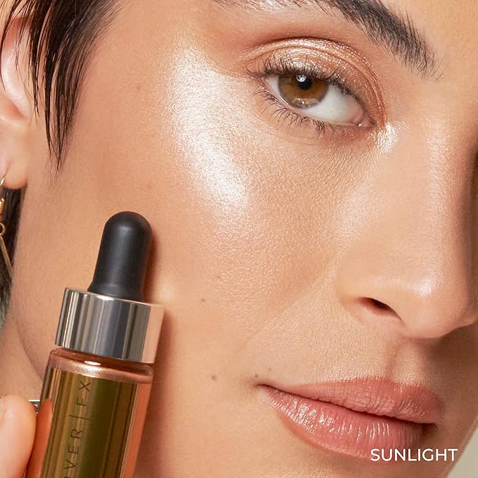 COVER FX Custom Enhancer Drops - Sunlight: Classic Gold Finish - 15mL - Radiant Glow - Liquid Highlighter-VivaGrace Women
