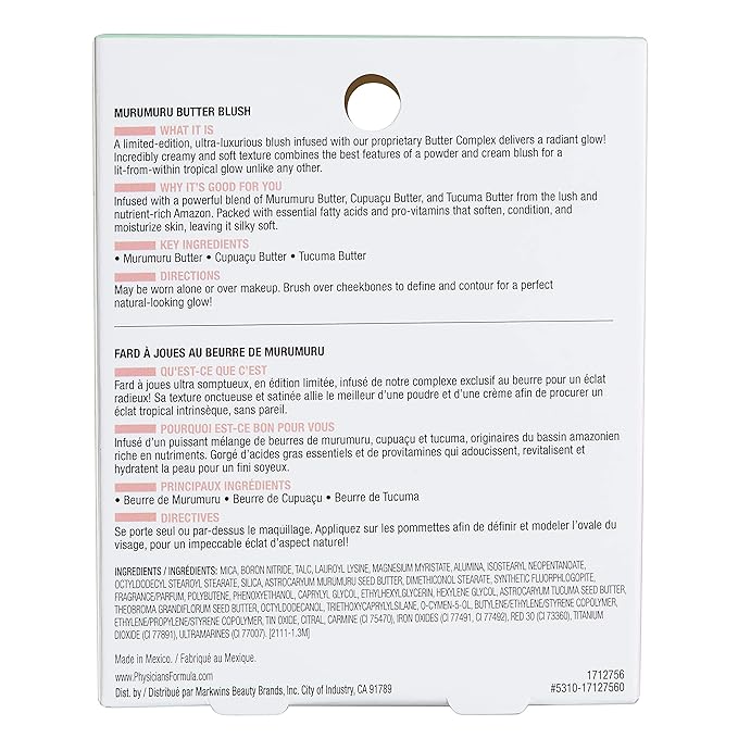 Physicians Formula Earth Day Butter Blush Powder Saucy Mauve, Clean Beauty, Dermatologist Tested, Vegan, Cruelty-Free-VivaGrace Women