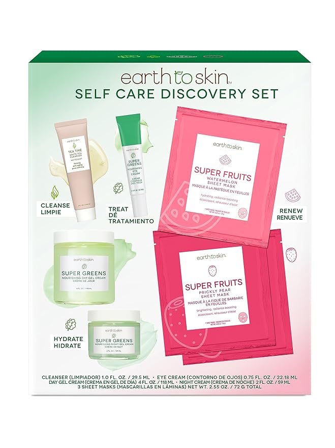 Earth To Skin Self Care Discovery Set-VivaGrace Women