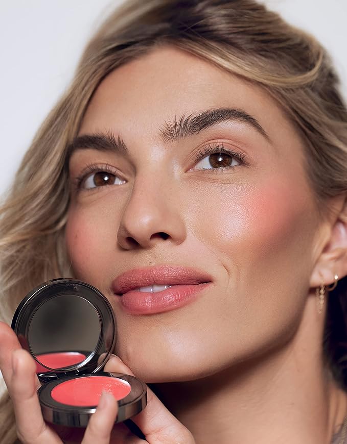 RÓEN - Cheeky Cream Blush | Vegan, Cruelty-Free, Clean Makeup (Sunlit Coral)-VivaGrace Women