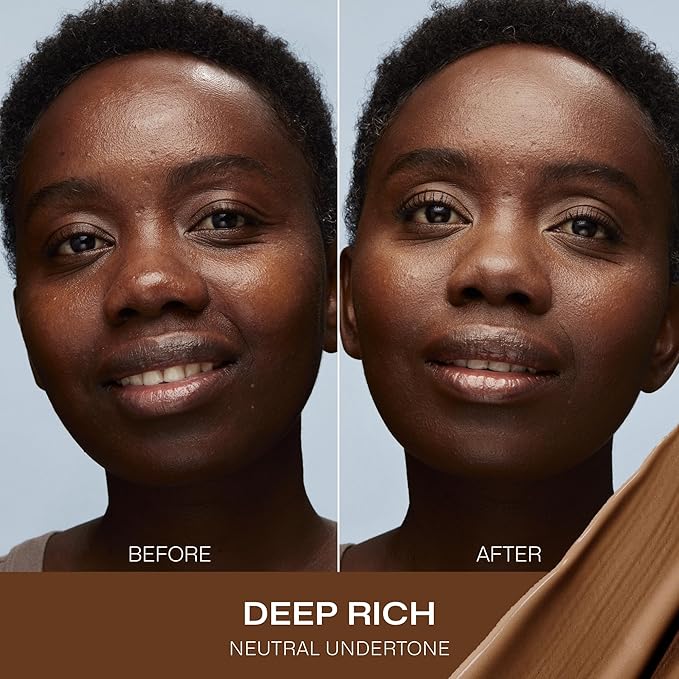 Lumene Color Correcting CC Cream - Lightweight Foundation - Medium Coverage - Redness Reducing Face Makeup for Glowing Complexion - Vegan Formula + Suitable for All Skin Types - Deep Rich (1 fl oz)-VivaGrace Women