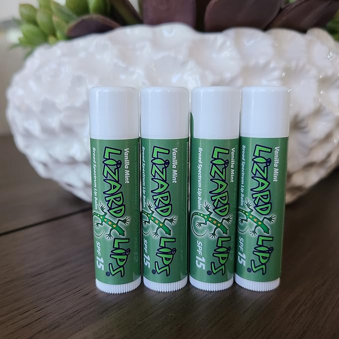 Lizard Lips SPF 15 Lip Balm (Vanilla Mint)-VivaGrace Women