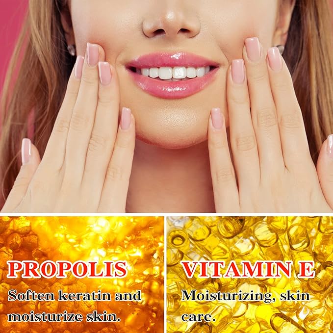 1PCS Bee Lip Balm Honey Pot,Honey Sleeping Lip Mask Bee Lip Balm with Applicator,Natural Moisturizing & Prevention Dry and Cracked Lip Scrubs Exfoliator-VivaGrace Women