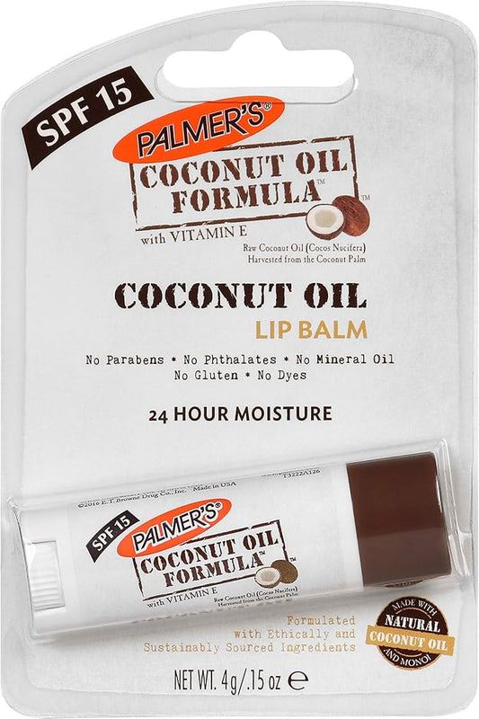 Palmer's Coconut Oil Formula Lip Balm with SPF 15, 0.15 Ounce-VivaGrace Women