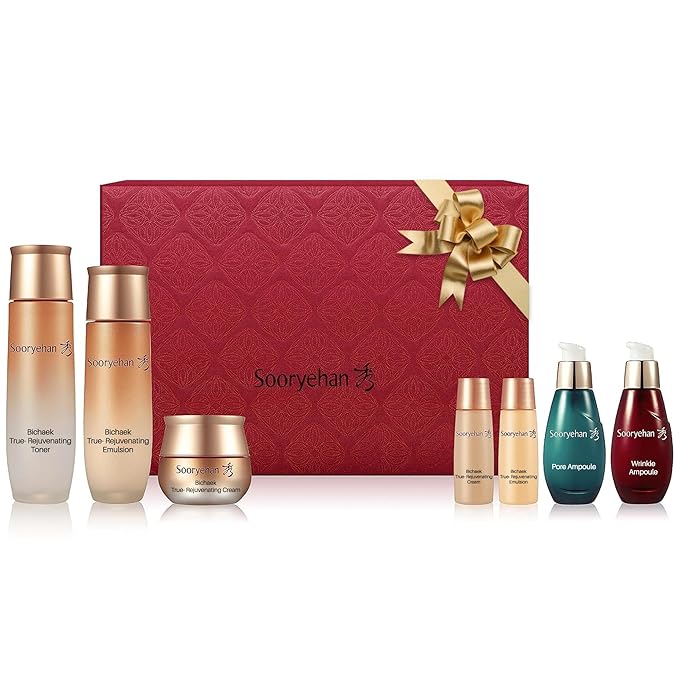 SOORYEHAN Bichaek True-Rejuvenating Skincare Special Set (430 ml/14.54 fl oz) - Skin Elasticity, Wrinkle and Pore Improvement, Korean Medicine Extracts-VivaGrace Women