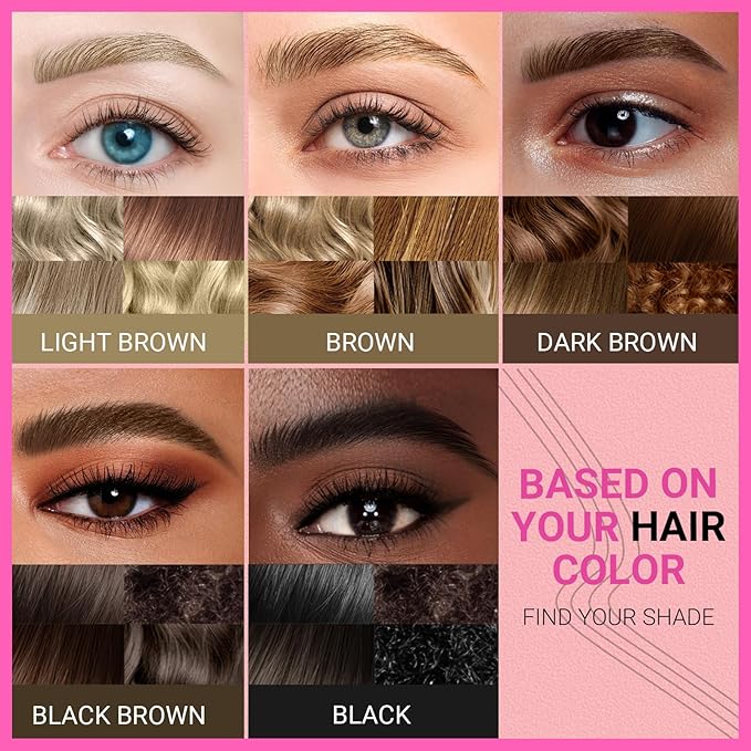 iMethod Eyebrow Pen - Eyebrow Pencil Magical 2-in-1 Eye Brow Pencils for Women with 4-Fork-Tip & Precise Brush-Tip for Natural Hair-Like Brows, Last All-Day, with Eyebrow Spoolie Brush, Brown-VivaGrace Women