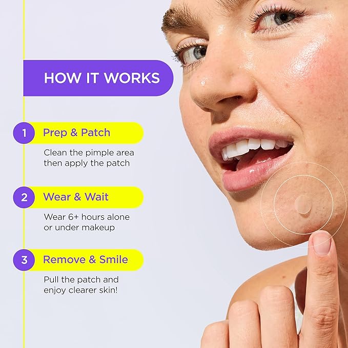 ZitSticka Invisible Pimple Patches for Face, Hydrocolloid Patches, Ultra-Thin Clear Azelaic Acid & CICA Blemish Patches, Pimple Stickers (UNDERCOVER 72ct)
