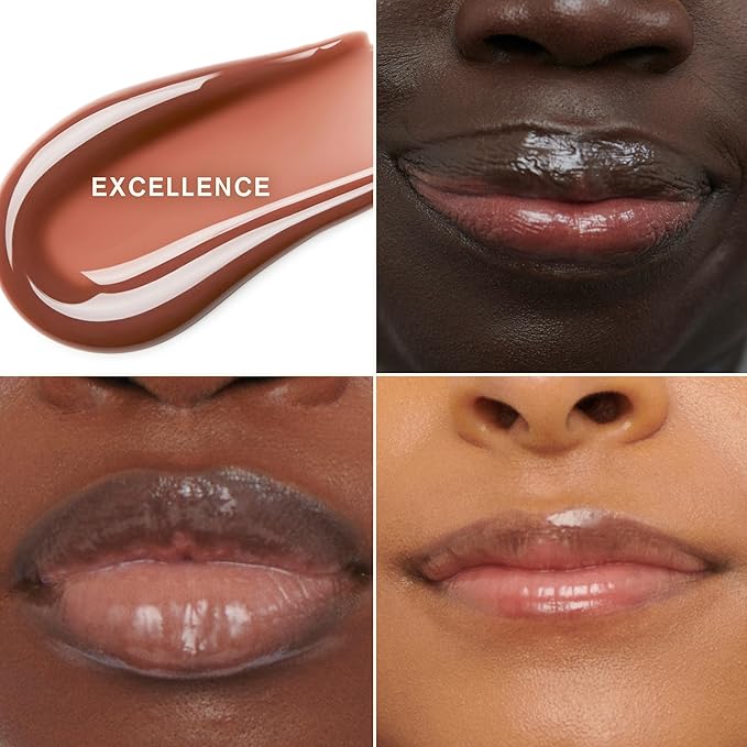 AMI COLÉ Hydrating Lip Treatment Oil 3in1 multitasker for your lips (Excellence), tinted lip gloss, hydrating lip gloss, moisturizing, natural-VivaGrace Women