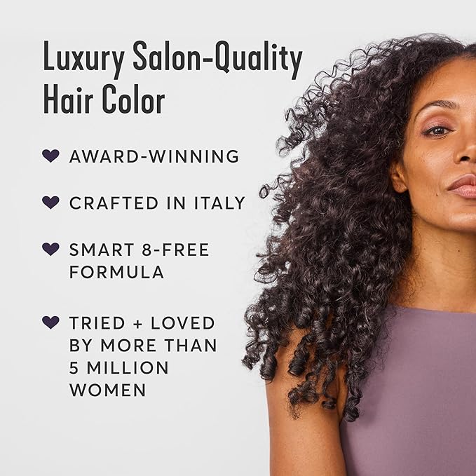 Madison Reed Radiant Hair Color Kit | 2.5NNN Soft Black (Parma Black) for 100% Gray Hair Coverage | Salon Quality Permanent Hair Dye | PPD-Free & Ammonia-Free | (Packaging May Vary) 2 Pack-VivaGrace Women