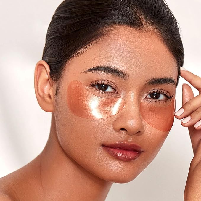 111SKIN Rose Gold Illuminating Eye Mask, Brightening & Hydrating Under Eye Patches for Dull, Dry Skin with Rose Extract, Colloidal Gold & Vitamin C, Improves the Appearance of Dark Circles, 8 Pairs-VivaGrace Women