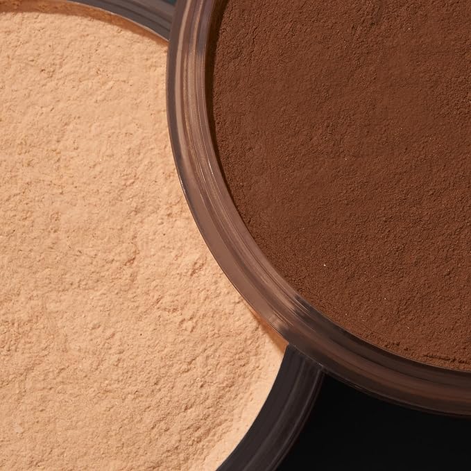 COVER FX Perfect Setting Powder - Shade Deep - Loose Makeup Finishing Powder - Mattify Skin and Lock in Makeup - Blurs Fine Lines - Full Size-VivaGrace Women