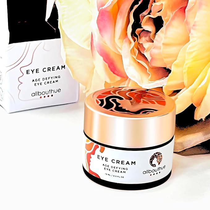AllBoutHue Age Defying Eye Cream | Hydrating, Nourishing, Easy Absorbing and Long Lasting Effect, 0.5 Fl Oz-VivaGrace Women