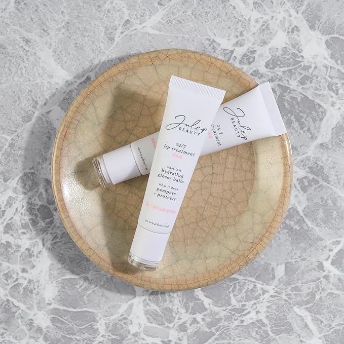Julep 24/7 Lip Treatment – Hydrating & Glossy Lip Balm and Lip Sleeping Mask with Shea Butter – Moisturize, Protect & Soothe – Vegan & Cruelty-Free - Sheer Nude-VivaGrace Women