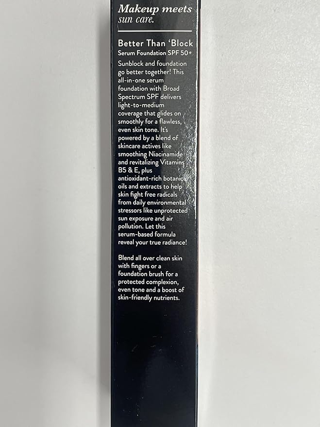 LAURA GELLER NEW YORK Better Than ‘Block Skincare-Infused Serum Foundation with Broad Spectrum SPF 50+, Light-VivaGrace Women