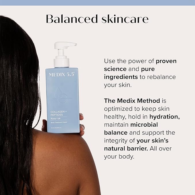 Medix 5.5 Collagen Cream Body Lotion & Face Lotion For Dry Skin & Wrinkles | Collagen Peptides Tightening Cream Body Moisturizers Helps Lift, Tighten, & Firm Skin | Skin Care Products | 2-Pack-VivaGrace Women