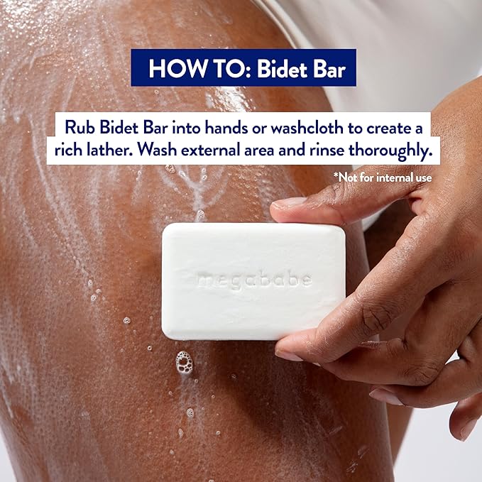 Megababe Bidet Bar | pH Balanced Cleansing Bar for the Entire Intimate Area | 4.5 oz-VivaGrace Women