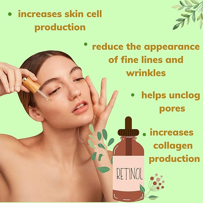 Retinol Cream for Face with Avocado Oil - Natural Moisturizer Face Cream, Smooth Skin Formula - 1.6 fl. Oz-VivaGrace Women