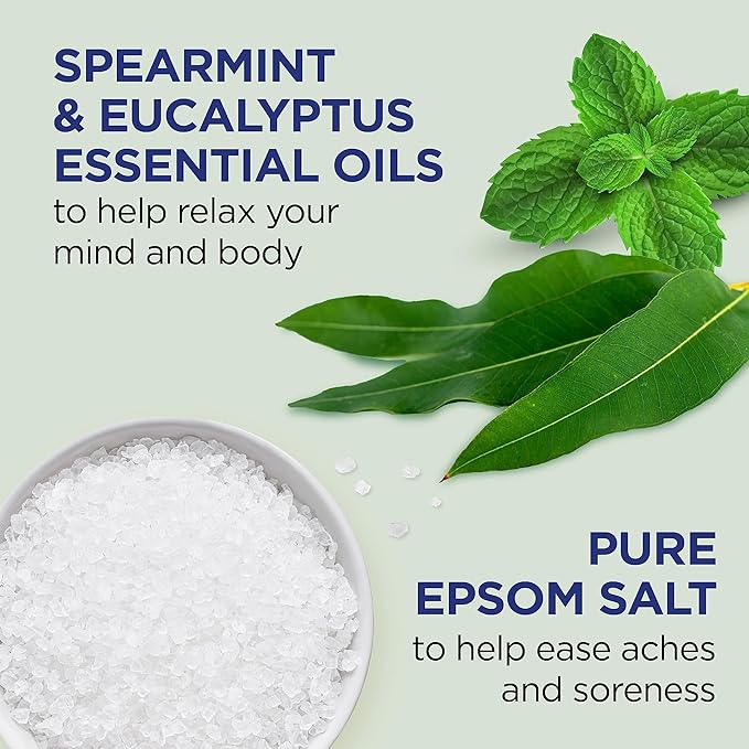 Dr Teal's Body Wash with Pure Epsom Salt, Relax & Relief with Eucalyptus & Spearmint, 24 fl oz (Pack of 4) (Packaging May Vary)-VivaGrace Women