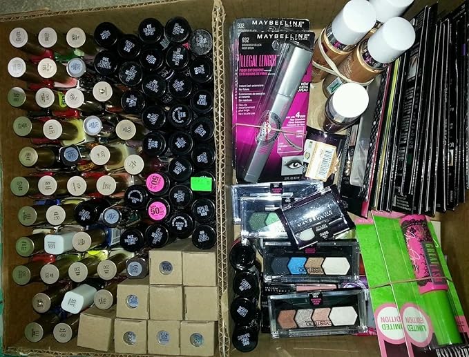 25 Piece Wholesale Loreal and Maybelline Cosmetics Lot,assorted-VivaGrace Women
