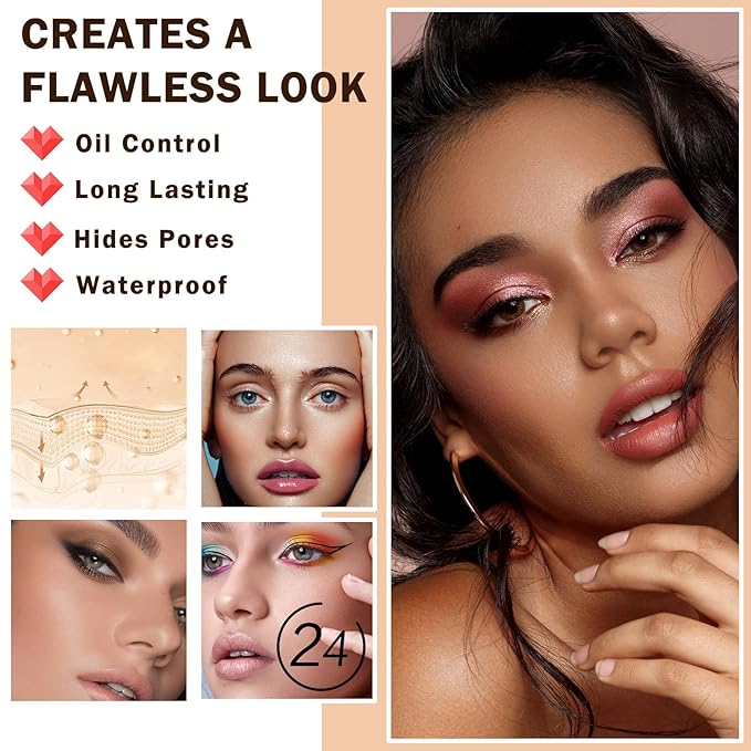 Setting Powder Loose Face Powder Lightweight Soft Smooth Brighten Minimizes Pores Long Lasting Oil Control Loose Powder Makeup For Matte Flawless Finish 01#Foggy White-VivaGrace Women