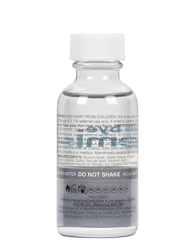 Bye Bye Blemish Drying Lotion Volcanic Ash | Acne Drying Solution To Assist With Blemish Prevention | 1 Fl. Oz.-VivaGrace Women