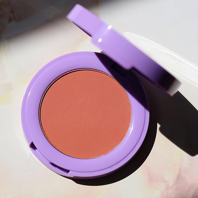Half Caked In Bloom Powder Blush | vegan & cruelty-free, fragrance-free, highly pigmented, primer-infused | 3.8g (Liv On Sunday)-VivaGrace Women