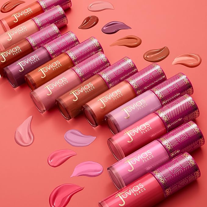 Juvia's Place Blushed Liquid Blush PinkLady - Dewy Tint Cheeks Makeup Glow Pigment Effortless Beauty Long Lasting Cosmetics Soft Creamy Natural Buildable All Skin Color Light Flawless Finish Blend-VivaGrace Women