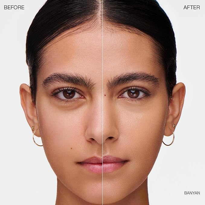 Ogee Complexion Perfecting Liquid Foundation - Lightweight Tinted Moisturizer For Face (Banyan 2.75W - Light Medium, Warm-Peach Undertones) - with Vitamin C & Jojoba Oil - Certified Organic-VivaGrace Women