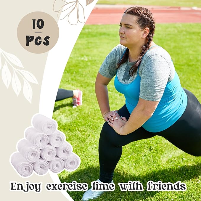 Toulite 10 Pcs Cotton Bra Liners 3 Layer Rectangle Under Bra Pads Sweat Liners for Women Sweating Supplies-VivaGrace Women