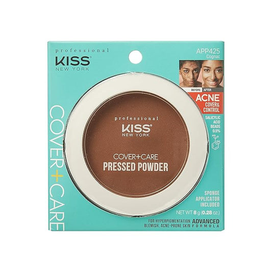 KISS Cover and Care Acne Control Pressed Powder- APP425 (Cognac)-VivaGrace Women