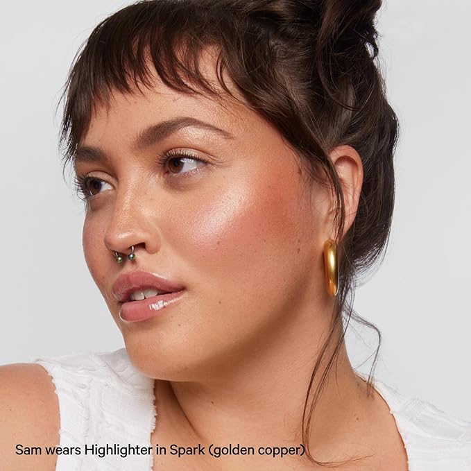 Milk Makeup Highlighter, Spark (Golden Copper) - 0.21 oz - Dewy Cream Highlighter Stick - Blendable & Buildable - 1,000 Swipes in Every Stick - All Skin Types - Vegan, Talc Free & Cruelty Free-VivaGrace Women