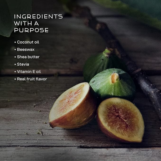 Farmstead Apothecary 100% Natural Lip Balm with Organic Beeswax, Organic Shea Butter & Organic Coconut Oil, Fig & Honey 0.25 oz-VivaGrace Women