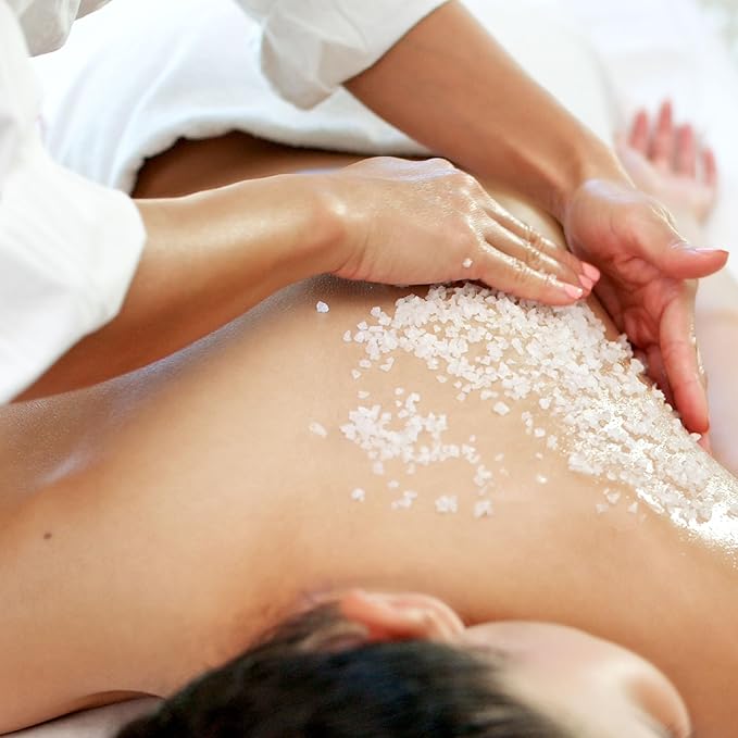 Minera Coarse Grain Dead Sea Salt for Bath & Soaking – 19 lbs, Fast-Dissolving, 100% Pure & Natural, Unscented, Skin-Nourishing Bulk Sea Salt-VivaGrace Women