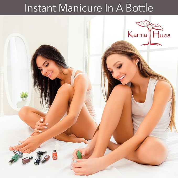 Karma Naturals Nail Polish – Non-Toxic, Vegan & Cruelty-Free (High Society, 0.43 fl oz)