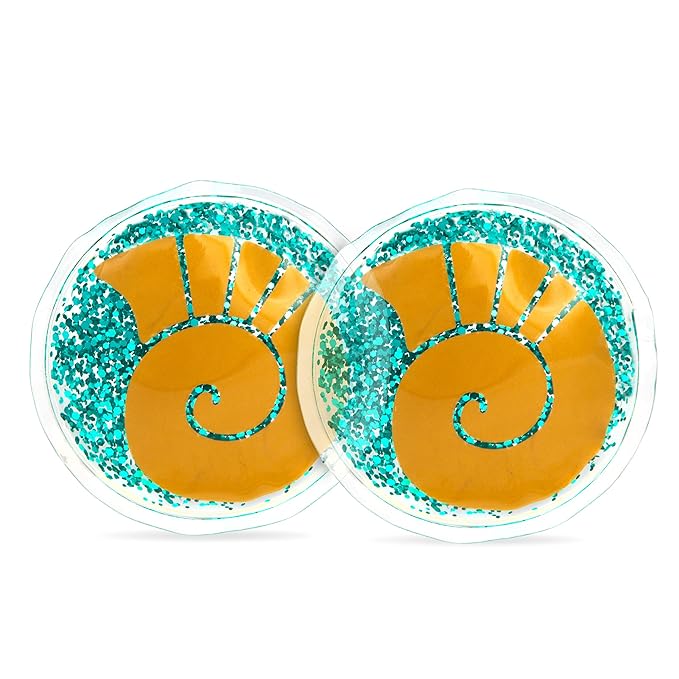 MAD BEAUTY Disney Villains Ursula Cooling Gel Eye Masks, Reusable, Soothing, Relaxing, Novelty Round Shell Eye Masks-VivaGrace Women