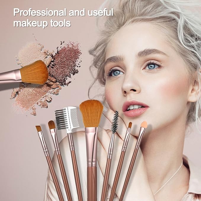 All in One Makeup Kit For Women Girls Teens Makeup set 16 Colors Eyeshadow Palette Foundation Eyeliner Contouring Stick Lip Gloss Eyebrow Mascara Makeup Brushes Makeup Gift Sets-VivaGrace Women