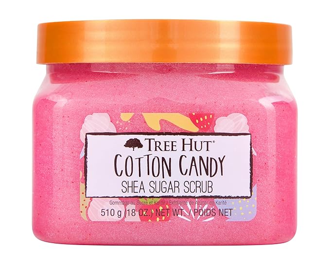 Tree Hut Cotton Candy Shea Sugar Scrub, 510 Grams-VivaGrace Women